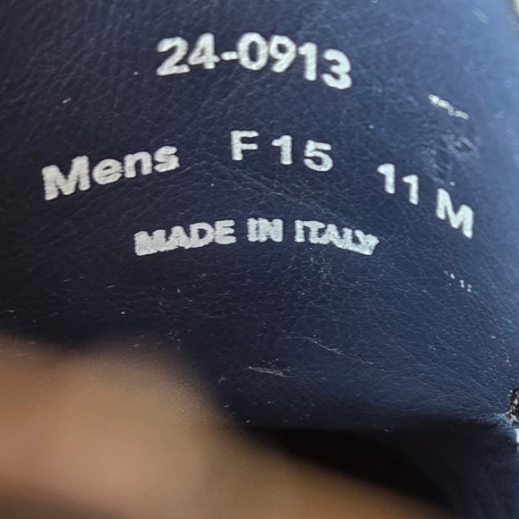 Johnson & Murphy Mens Burgundy Cap Toe Oxford Dress Shoes Size 11  Made in Italy - Picture 7 of 11